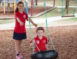 Monash Primary school kids in playground